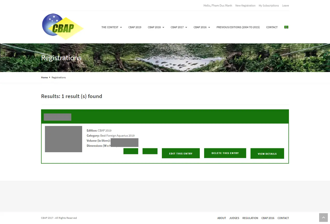How to apply Cbap - brazil aquascaping contest