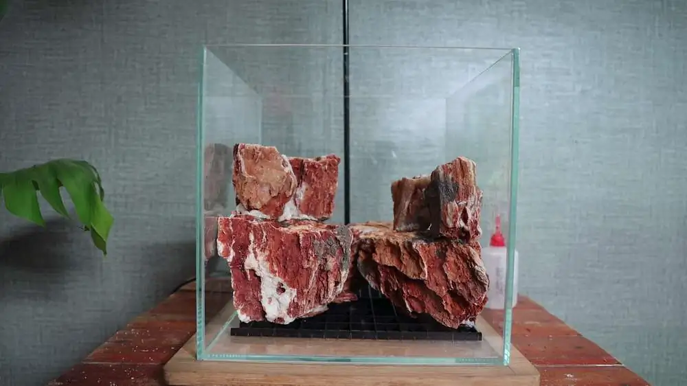 Step by step progression silver waterfall aquarium