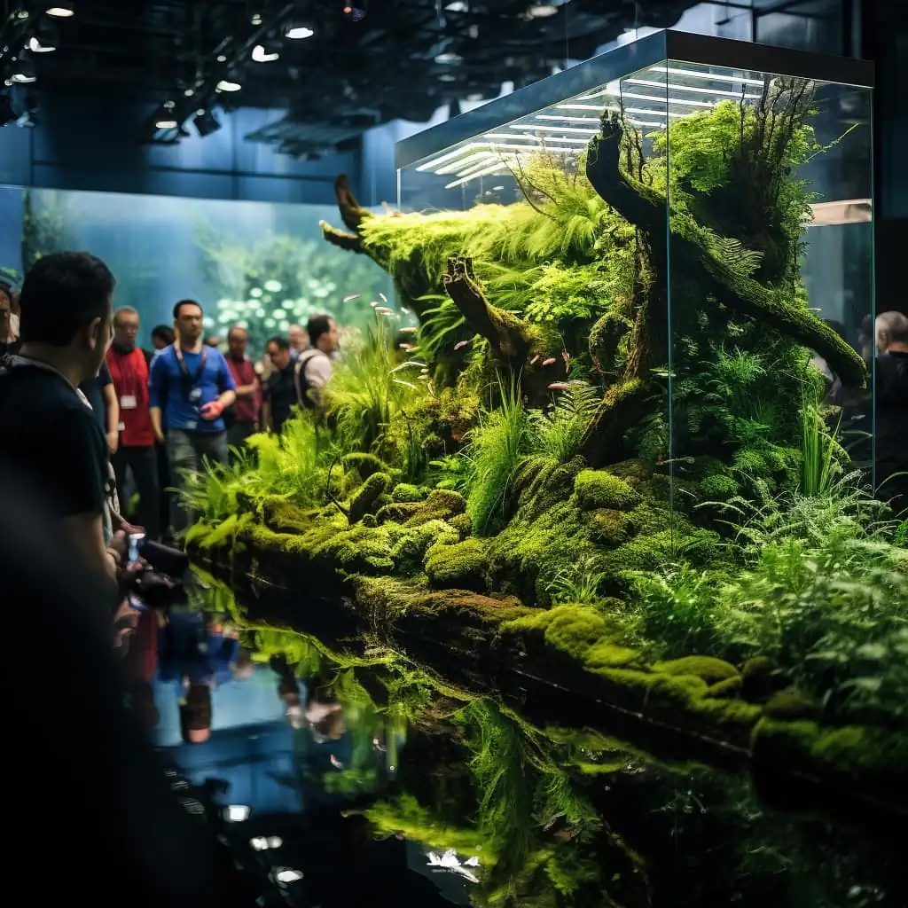 Stunning aquascapes created by AI-generated