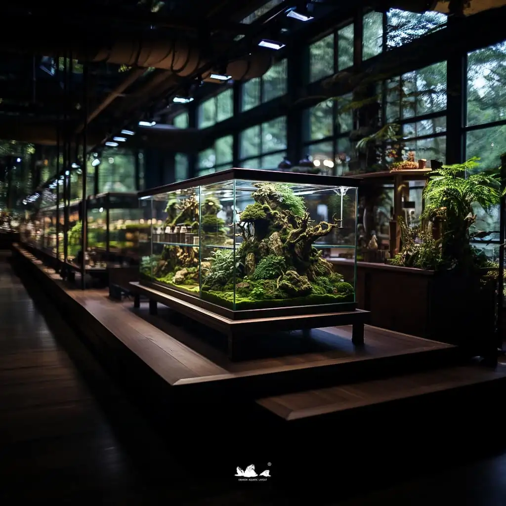Stunning aquascapes created by AI-generated