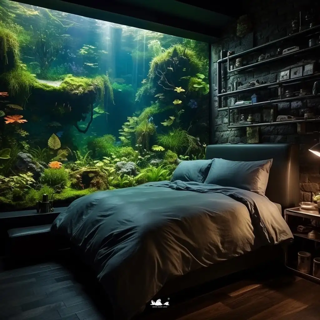 Stunning aquascapes created by AI-generated