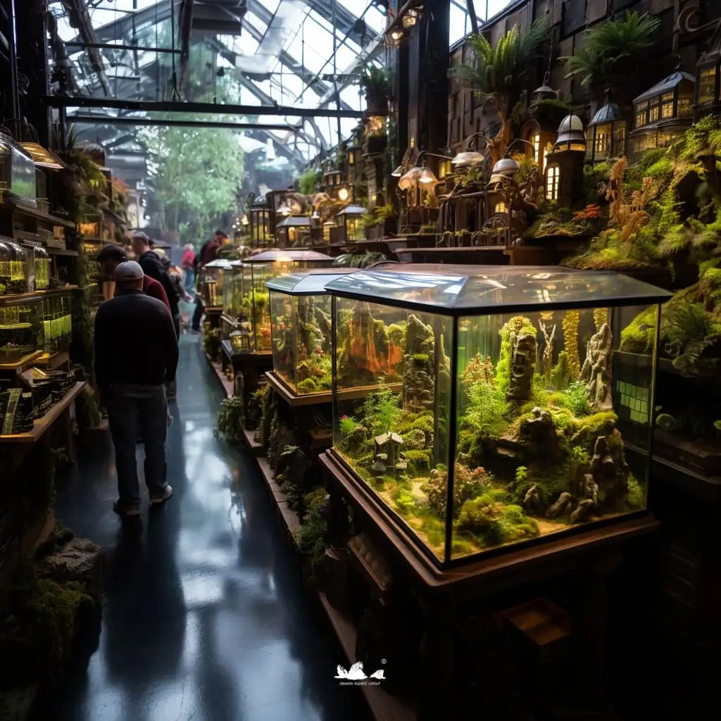 Stunning aquascapes created by AI-generated