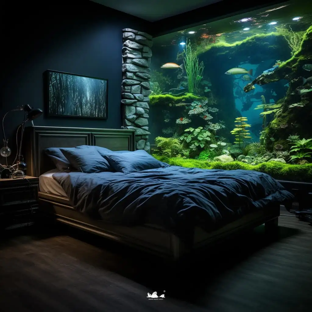 Stunning aquascapes created by AI-generated