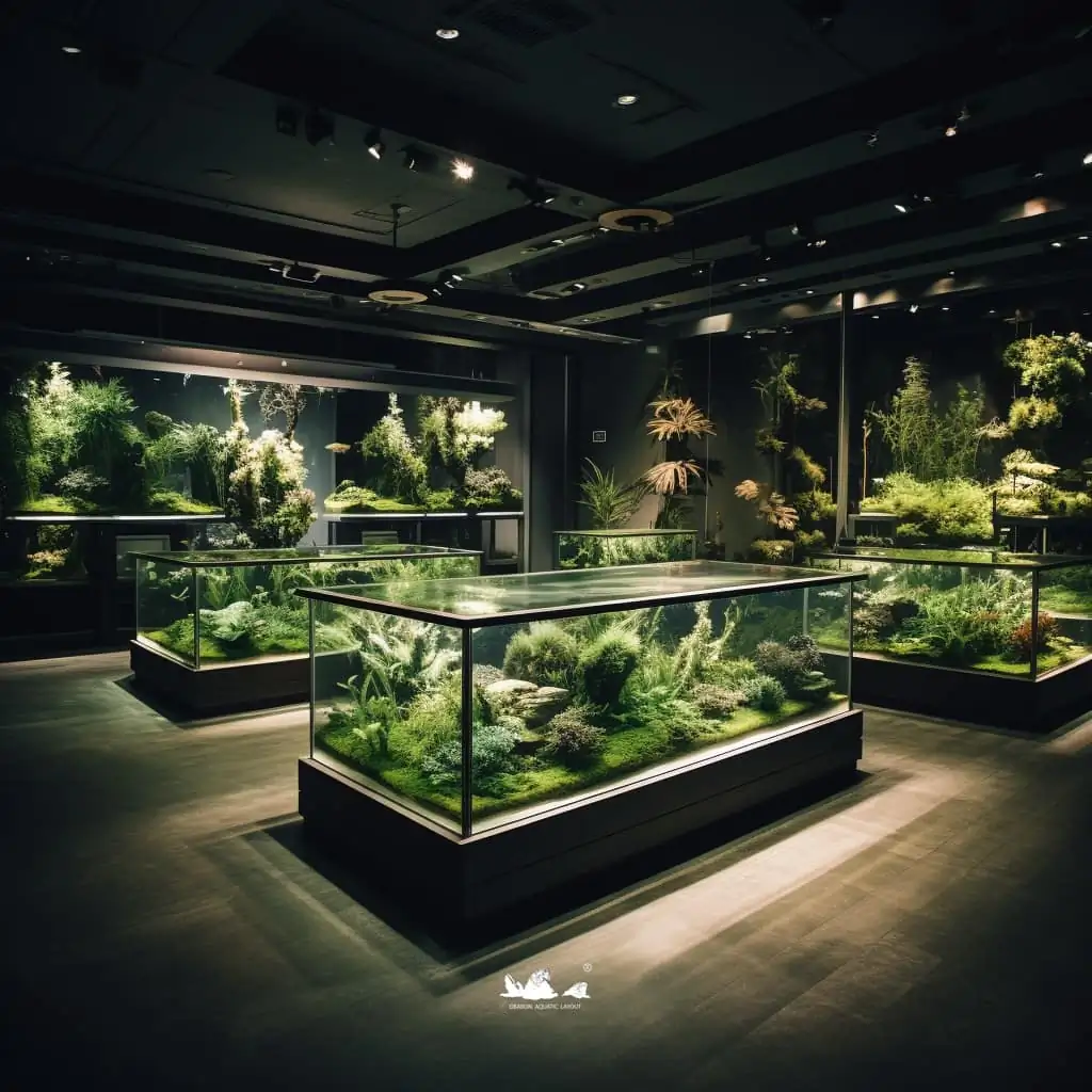 Stunning aquascapes created by AI-generated