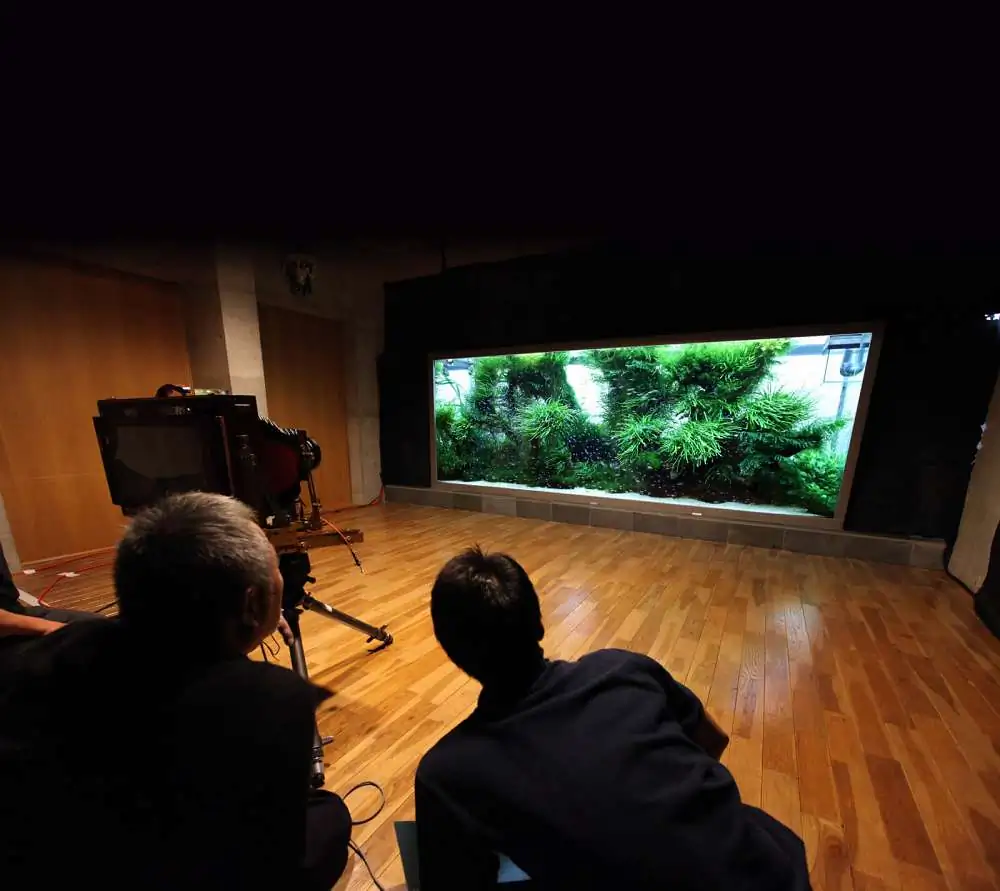 Amano san's history and aquarium tanks